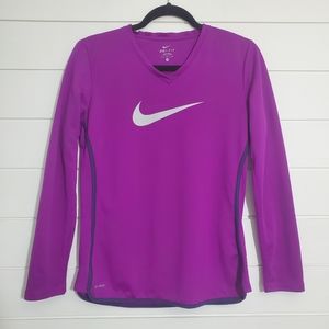 Nike Women's Dri-Fit Running Long Sleeve T-shirt. Size: M‎
